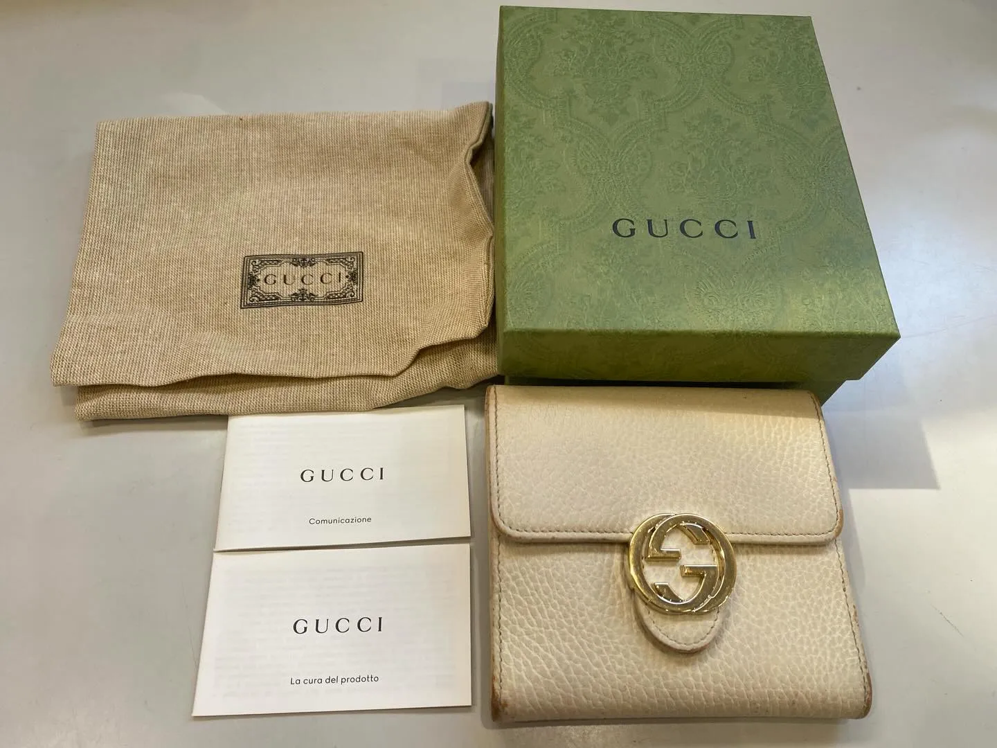 春日井にお住まいのお客様からグッチのブランド財布を買取しまし...